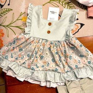 12 month girls outfit 🌷